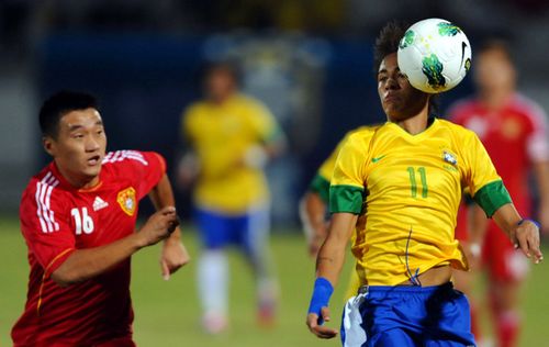 中国明星vs巴西明星足球