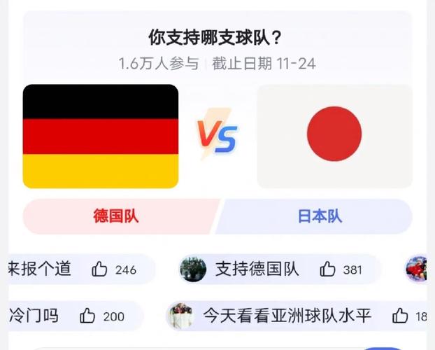 德国vs日本胜负比例预测